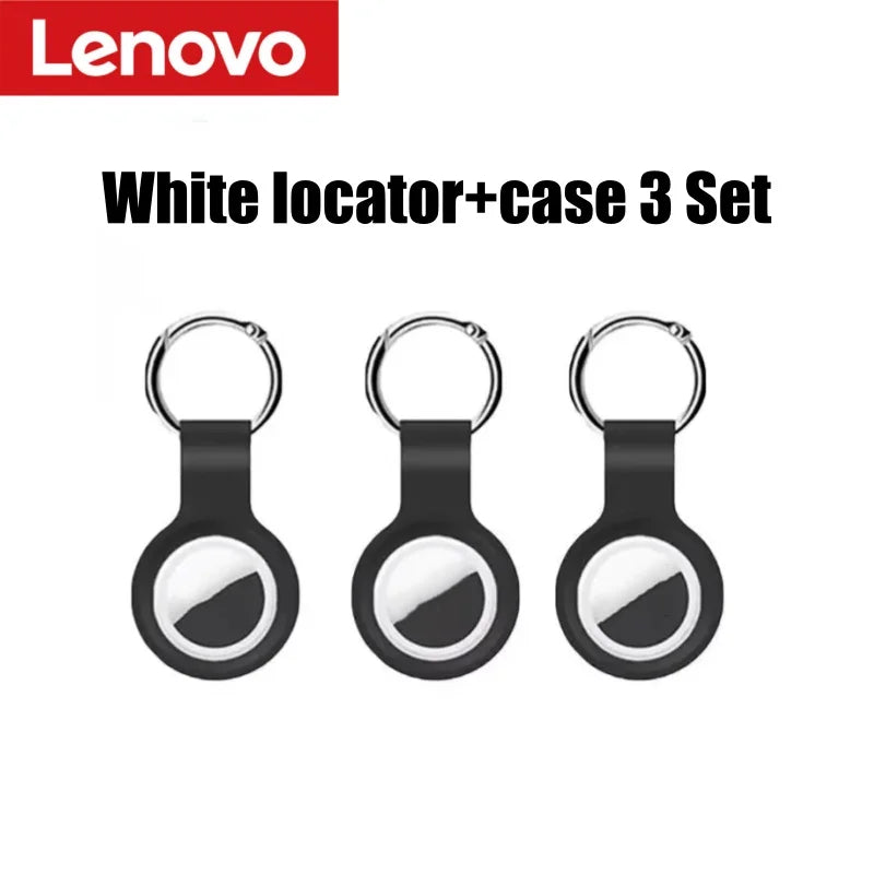 Lenovo Mini Bluetooth 5.0 Tracker GPS AntiLost Device Round - Pet Kids Bag Wallet Tracking Finder Locator Air Tag Smart Home