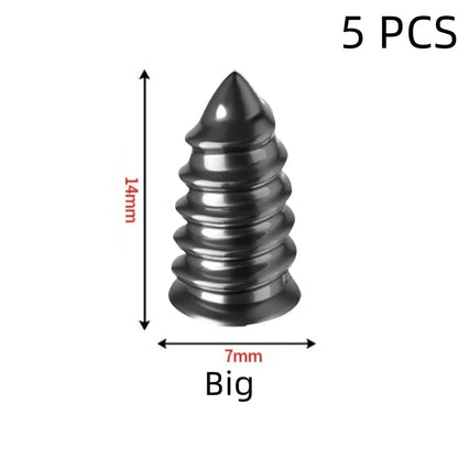 New Tire Repair Tool Black Soft Rubber Nail Vacuum Tyre Nails Self-Tapping Screw Tire Puncture Repair Car Motorcycle Repair