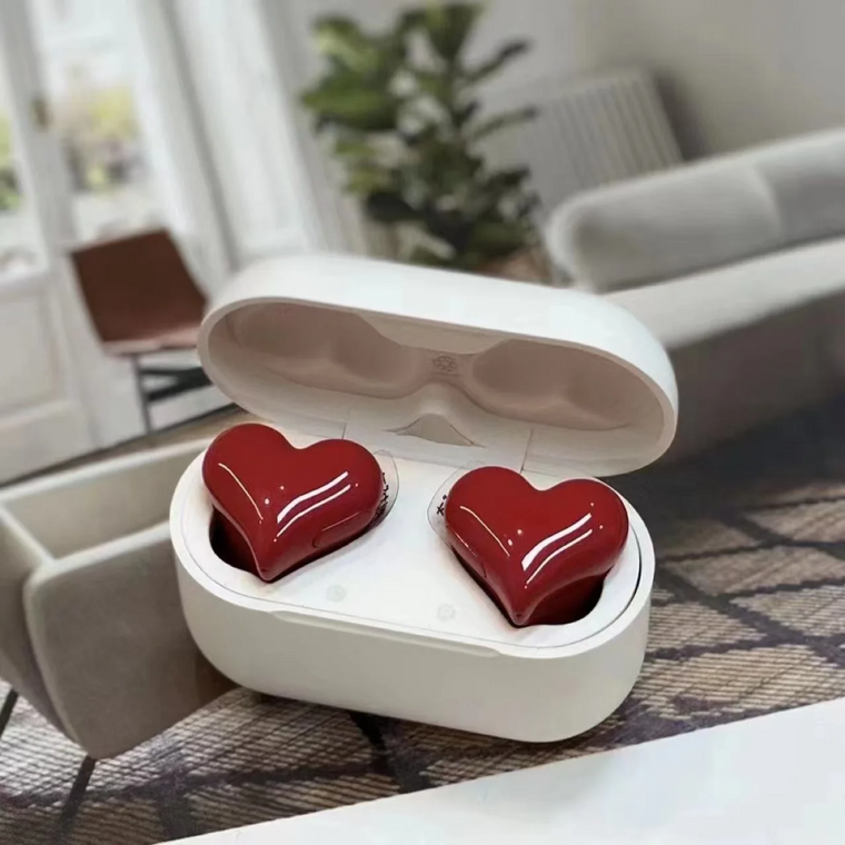 Heart-Shaped Bluetooth Wireless Headphones - New Design