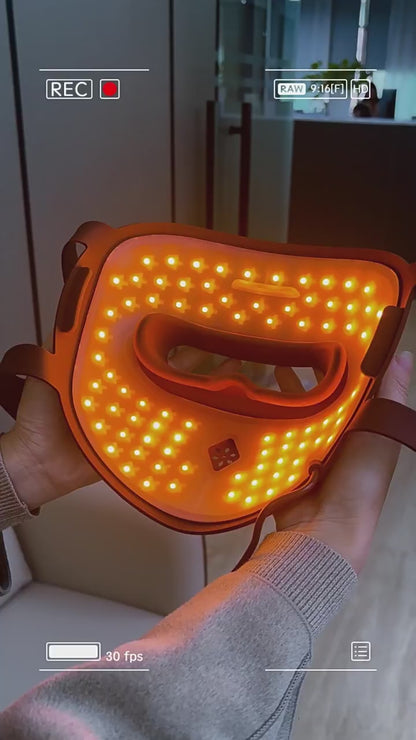 4D Silicone Red Light Light Therapy Mask
